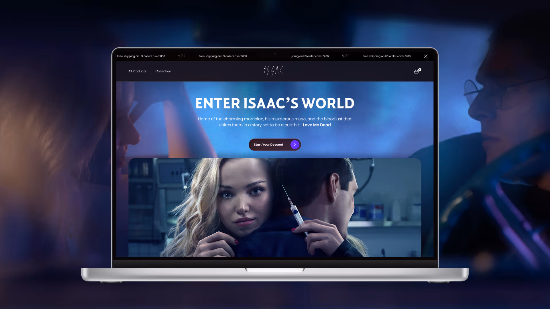 Issac Merch — web design